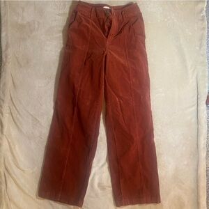 Knox Rose Terracotta Corduroy Pants